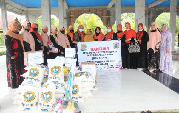 PIKA PIM Salurkan Bantuan untuk Korban Banjir Aceh Utara